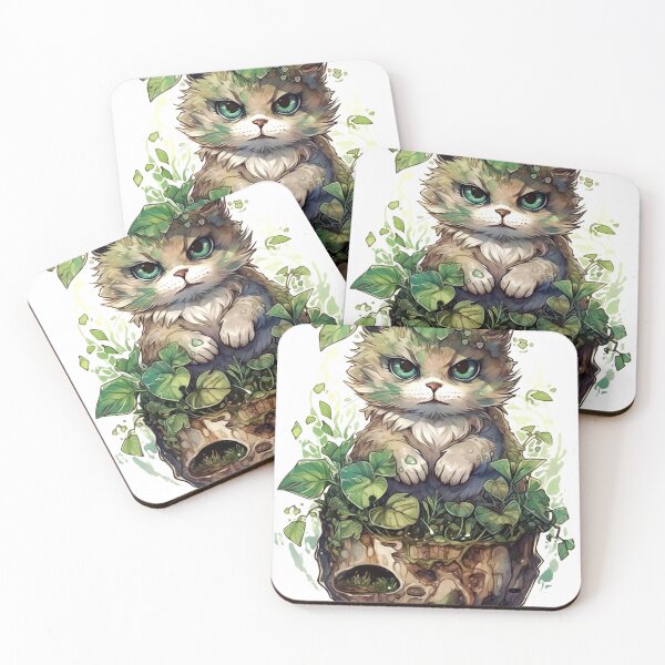 Item preview, Fantasy Cat Clipart, Mythical Feline Imagery, Magic Kitten Designs, Enchanted Cat Illustrations, Fairy Tale Kitty Art designed and sold by CoolorPaint.