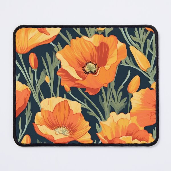 Item preview, Beautiful vibrant california poppies designed and sold by carol-dejadream.