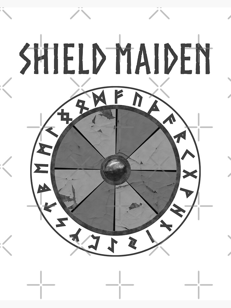 Viking Shield Maiden | Art Board Print