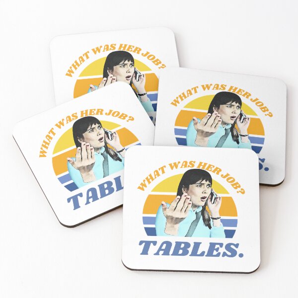 Item preview, I Think You Should Leave Dirty Tables, Her Job is Tables, ITYSL, ithinkyoushouldleave, funny tables designed and sold by Rayan-hopper.
