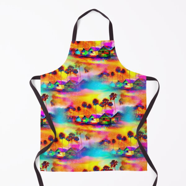 Item preview, Beach Bungalow Dreamscape Print designed and sold by Vicki Pelham.