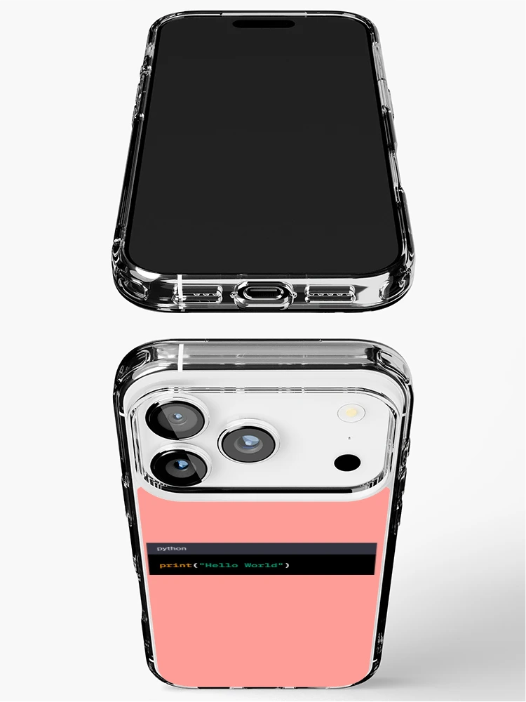 Thumbnail 3 of 5, iPhone Case, Hello World Python designed and sold by AureStyle.