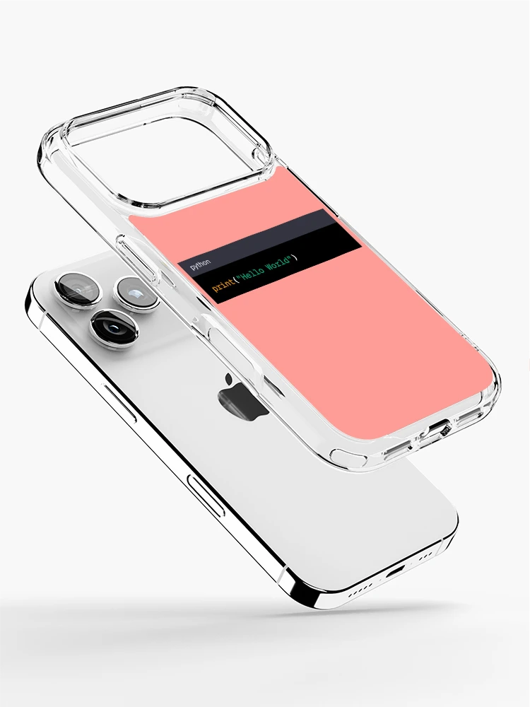 Thumbnail 2 of 5, iPhone Case, Hello World Python designed and sold by AureStyle.
