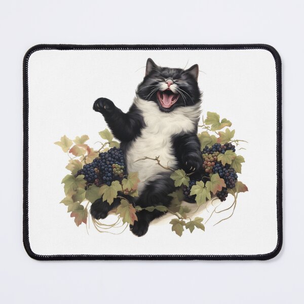 Item preview, Berrylicious Retro Whiskers: Kitschy Cats and Sweet Berries  designed and sold by KittyStampedeCo.