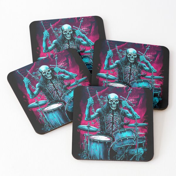 Item preview, Skeleton Drummer designed and sold by Horrorvisions.