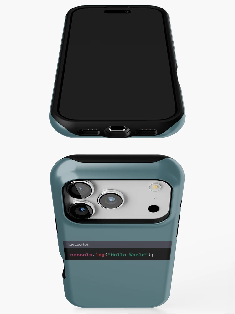 Thumbnail 3 of 4, iPhone Case, Hello JavaScript World designed and sold by AureStyle.