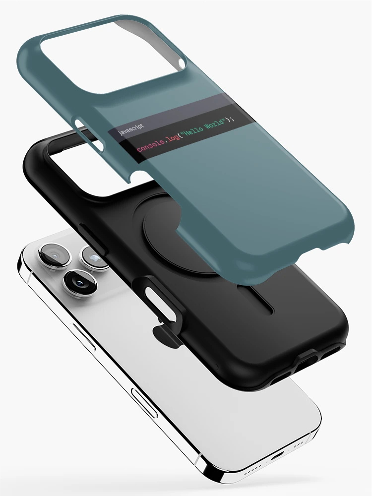 Thumbnail 2 of 4, iPhone Case, Hello JavaScript World designed and sold by AureStyle.