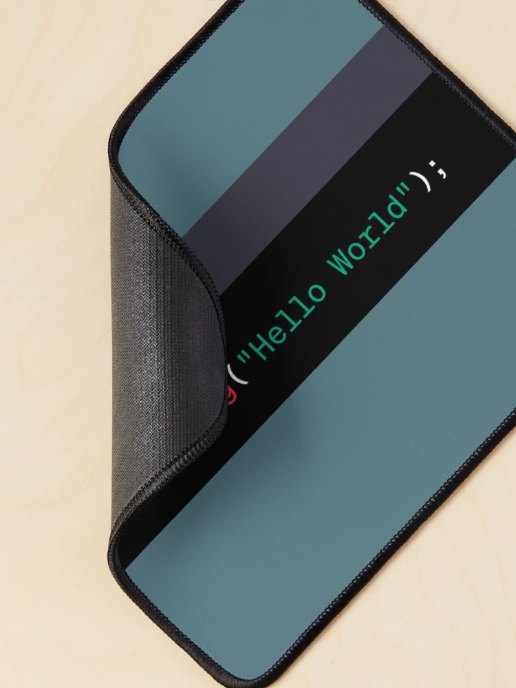 Thumbnail 2 von 5, Mauspad, Hallo JavaScript-Welt designt und verkauft von AureStyle.
