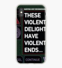 Violent Delights Interface iPhone Case