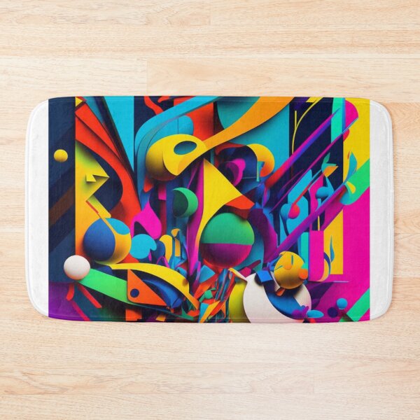 Item preview, Vibrant Colours and Shapes Print designed and sold by SkipTon121.