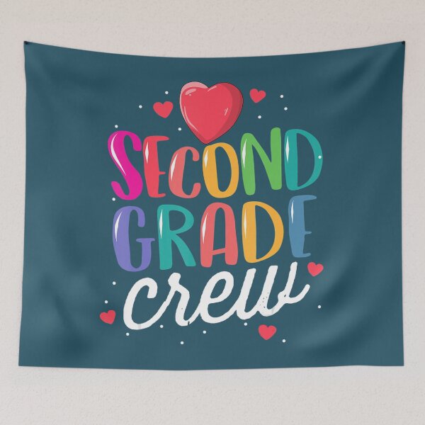 Item preview, Second Grade Crew Back to School Teacher 2nd Team Rainbow 	 	 designed and sold by ykgqfmozdf36.