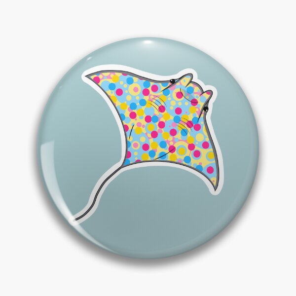Item preview, Pride Mantaray Panromantic designed and sold by perpetuallyConf.