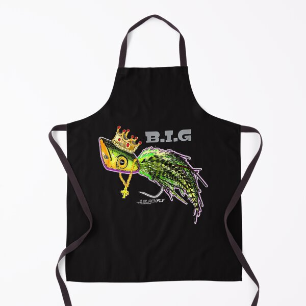 Item preview, Fishing Big Poppa Artist Bass Fly Fishing Shirts Gifts by Black Fly Fisher designed and sold by JuhiSinha.