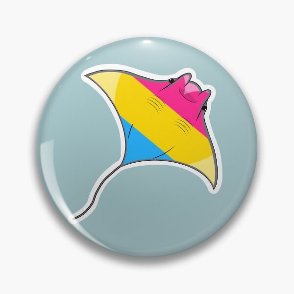 Item preview, Pride Mantaray Panromantic Flag designed and sold by perpetuallyConf.
