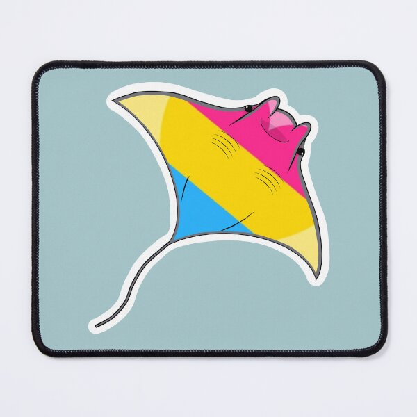 Item preview, Pride Mantaray Panromantic Flag designed and sold by perpetuallyConf.
