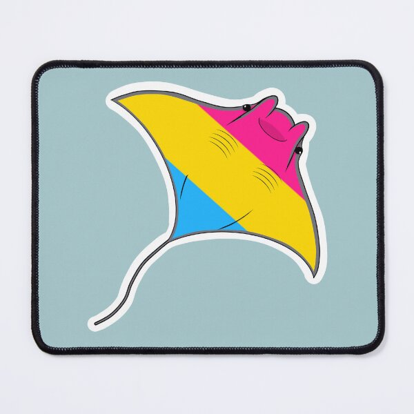 Item preview, Pride Mantaray Pansexual Flag designed and sold by perpetuallyConf.