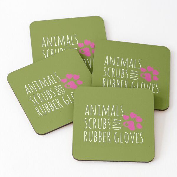 Item preview, Animals Scrubs And Rubber Gloves Funny Veterinarian 		 designed and sold by gspycsgbiwt4.