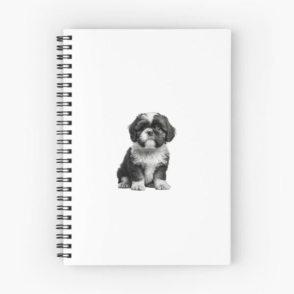 Item preview, Black and white Shitzu Dog designed and sold by GEEKEASY.