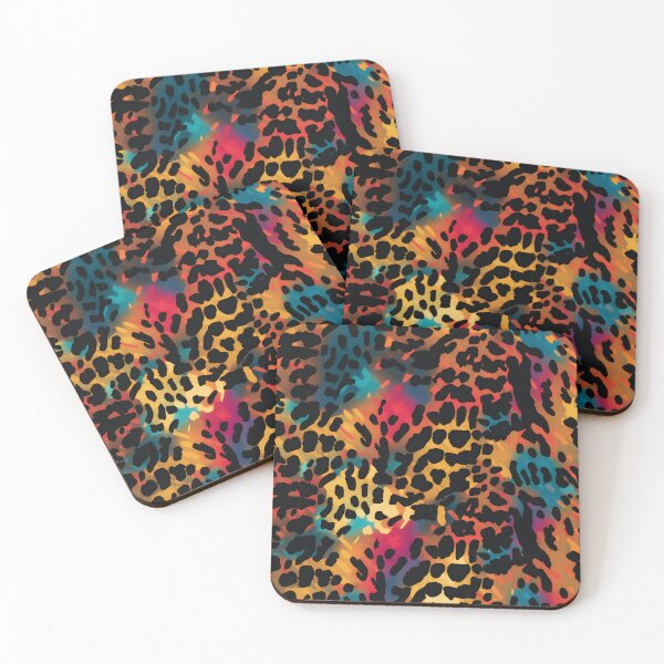 Item preview, Tie-Die Leopard Print- Colorful leopard print pattern designed and sold by JD72shirtshop.