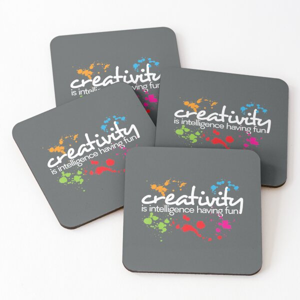 Item preview, Creativity is intelligence having fun colorful art 	 	 designed and sold by dxewqptdau27.