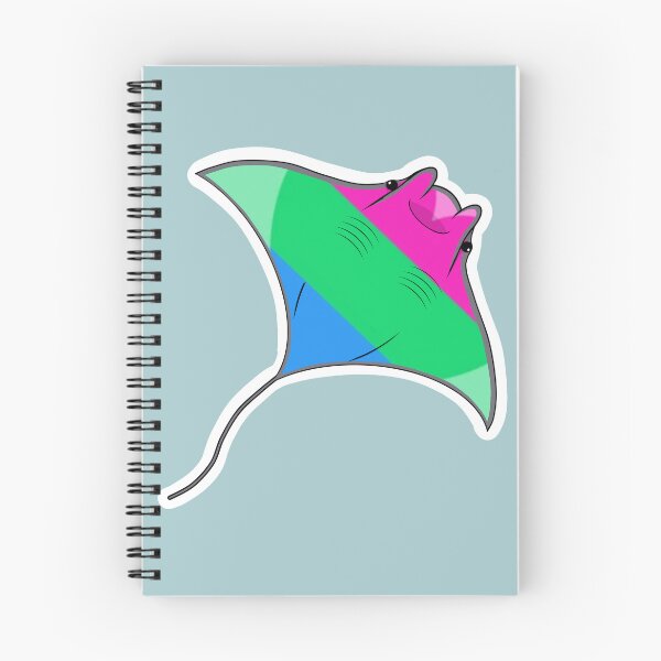 Item preview, Pride Mantaray Polyromantic Flag designed and sold by perpetuallyConf.