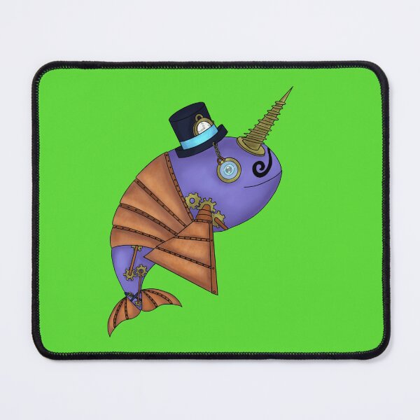 Item preview, Steampunk Narwhal designed and sold by Culture-Popped.