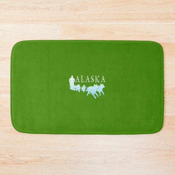Item preview, Alaska Sled Dogs Mushing Team Snow Sledding Mountain Scene 	 	 designed and sold by sjwfccgyhf93.