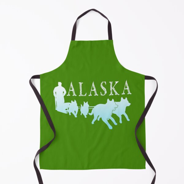 Item preview, Alaska Sled Dogs Mushing Team Snow Sledding Mountain Scene 	 	 designed and sold by sjwfccgyhf93.