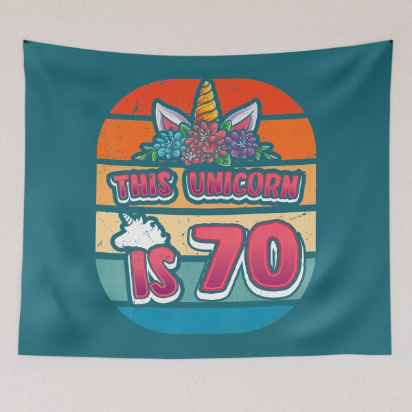 Item preview, This Unicorn is 70 Seventy Years Old 	 70th Bday 	 	 designed and sold by easfarfdx78.