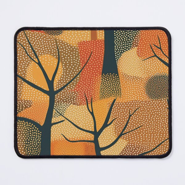Item preview, Fall Pointillist Garden designed and sold by Monochrome-Dog.