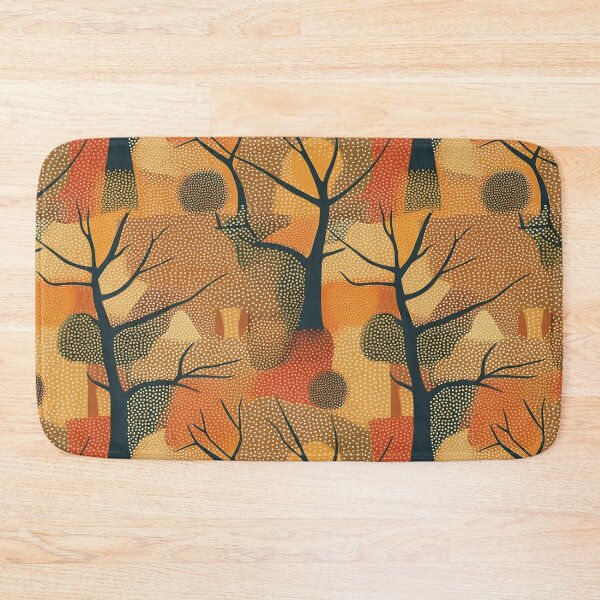 Item preview, Fall Pointillist Garden designed and sold by Monochrome-Dog.