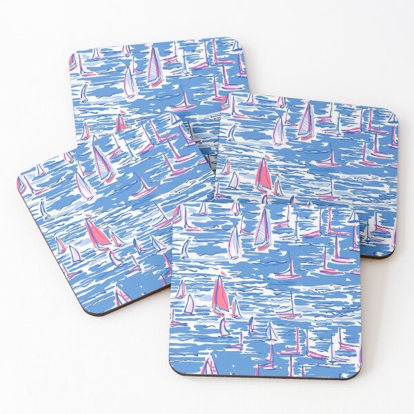 Item preview, Blue ocean boat designed and sold by MagdalenaJerde.