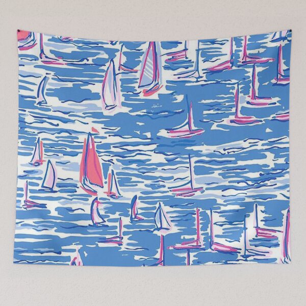 Item preview, Blue ocean boat designed and sold by MagdalenaJerde.