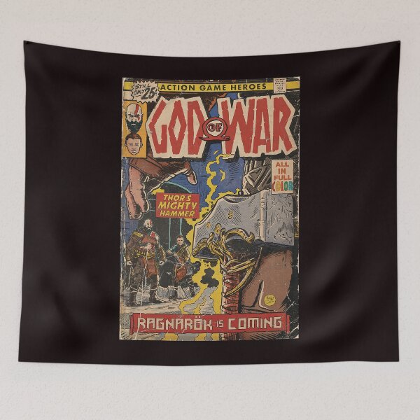Item preview, God of War Ragnarök Comic book cover Fan Art designed and sold by JenerroLockha.