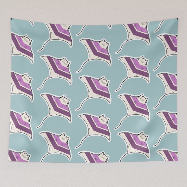 Item preview, Pride Mantaray Chevron Queer Flag designed and sold by perpetuallyConf.