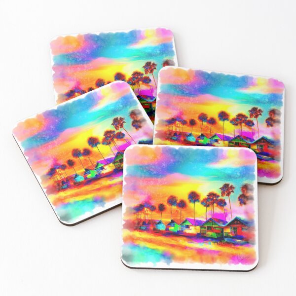 Item preview, Beach Bungalow Dreamscape designed and sold by Vicki Pelham.