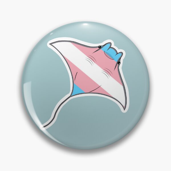 Item preview, Pride Mantaray Transgender Flag designed and sold by perpetuallyConf.