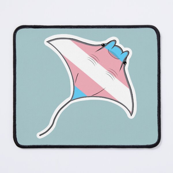 Item preview, Pride Mantaray Transgender Flag designed and sold by perpetuallyConf.