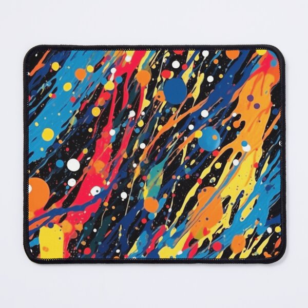 Item preview, "Luminous Chaos: Dive into Jackson Pollock's Style and Create a Storm of Vibrant Colors." designed and sold by SBD-Shop.