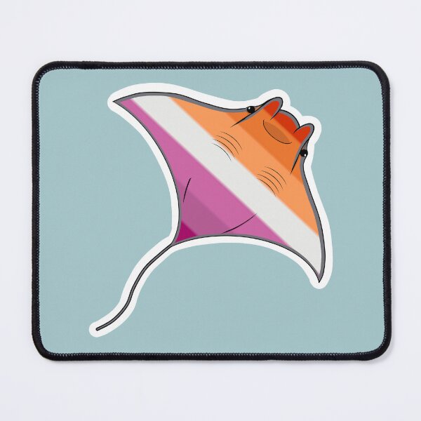Item preview, Pride Mantaray Woman Loving Woman Gay Flag designed and sold by perpetuallyConf.