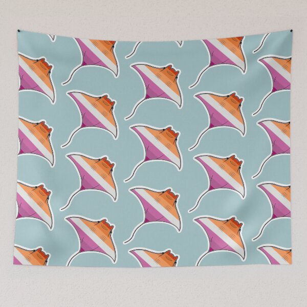 Item preview, Pride Mantaray Woman Loving Woman Gay Flag designed and sold by perpetuallyConf.