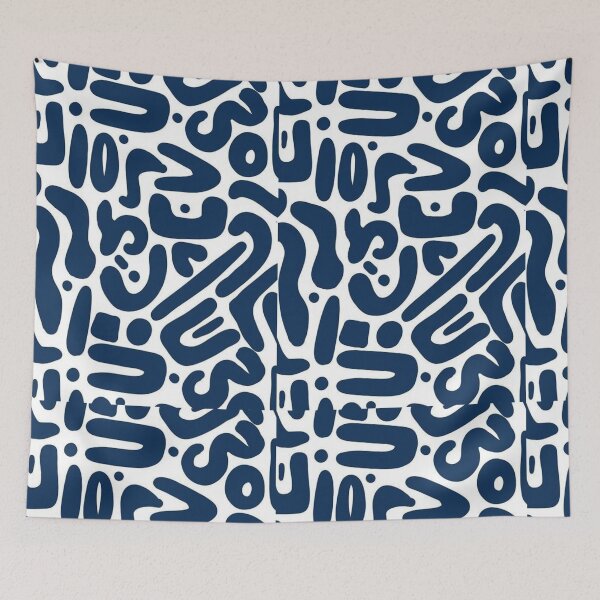 Item preview, blue abstract design designed and sold by Juanitodesigns.