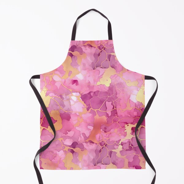 Item preview, Alcohol Ink Pink Gold Marble Pattern Artwork designed and sold by EnchantedPixel3.