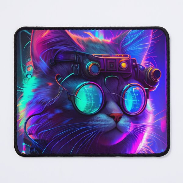 Item preview, Cute Cyberpunk Cat designed and sold by RobertoGreen.