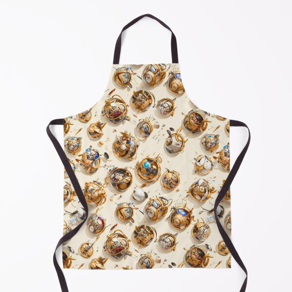 Item preview, Cartoon machine components seamless pattern design designed and sold by YPSimon.