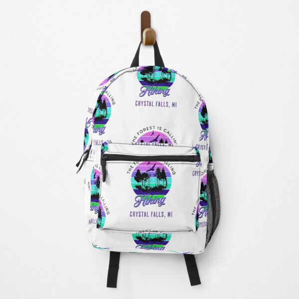Item preview, Hiking Crystal Falls, Michigan designed and sold by ajsloan.