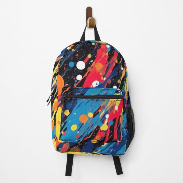 Item preview, "Dancing with Colors: Experience the Electrifying Style of Jackson Pollock in a Kaleidoscopic Explosion of Vibrant Hues." designed and sold by SBD-Shop.