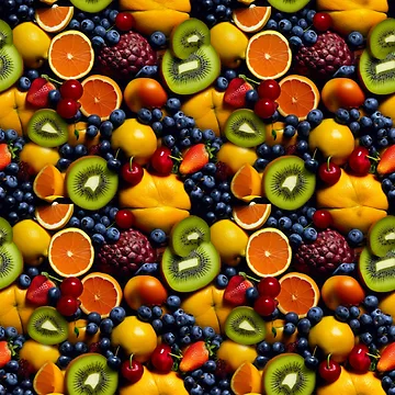 Artwork thumbnail, Assorted Fruit Pattern by MasartDesigns