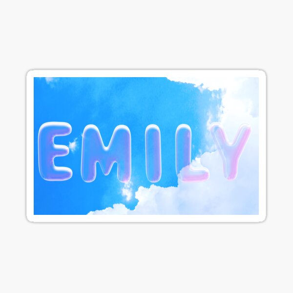 Emily Sticker For Sale By Vivijon Redbubble