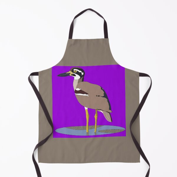 Item preview, Beach Stone-curlew on purple designed and sold by CairnsBirders.